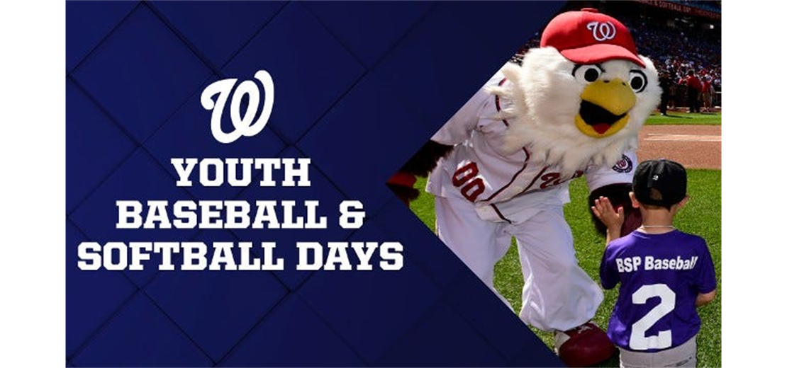 Nationals Youth Baseball and Softball Days
